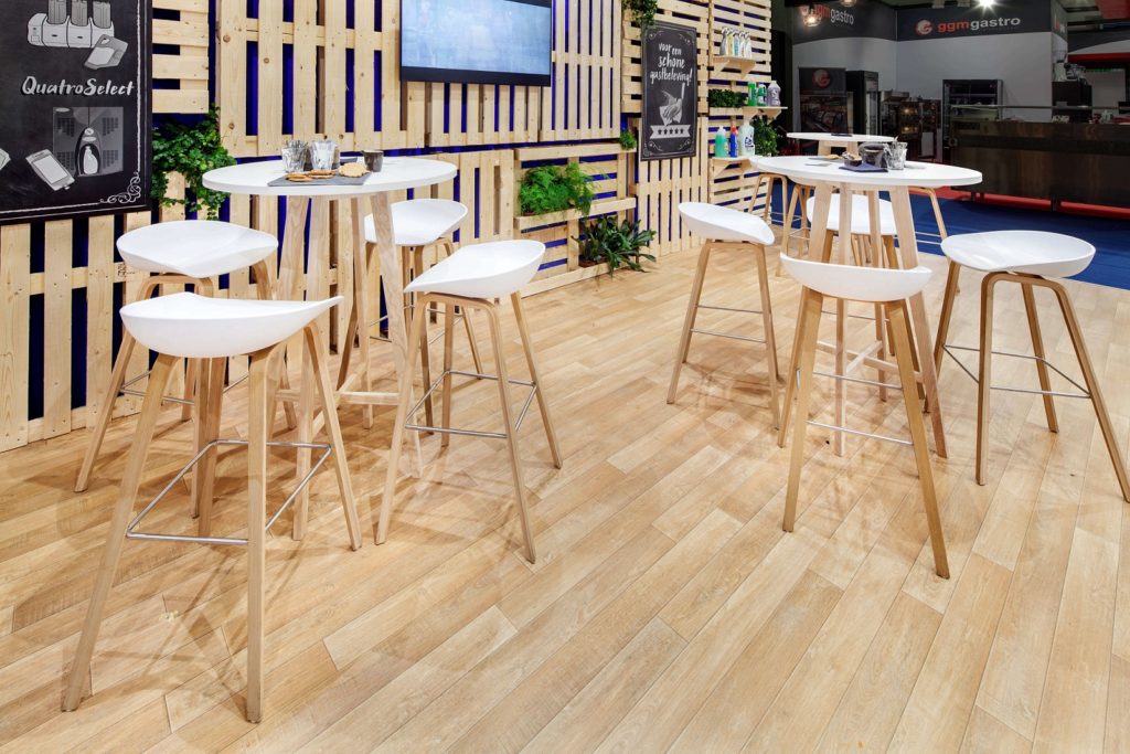 Barhocker ABOUT A BARSTOOL Weiss / Eiche - Adexpo