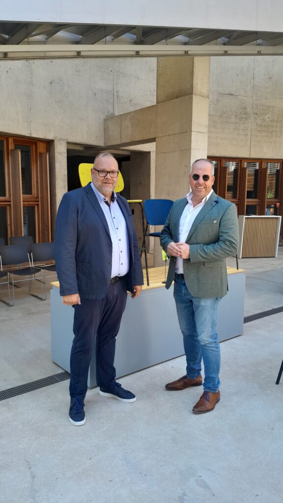 André Stüwe und André van Bezooijen beim Designer Day 2024